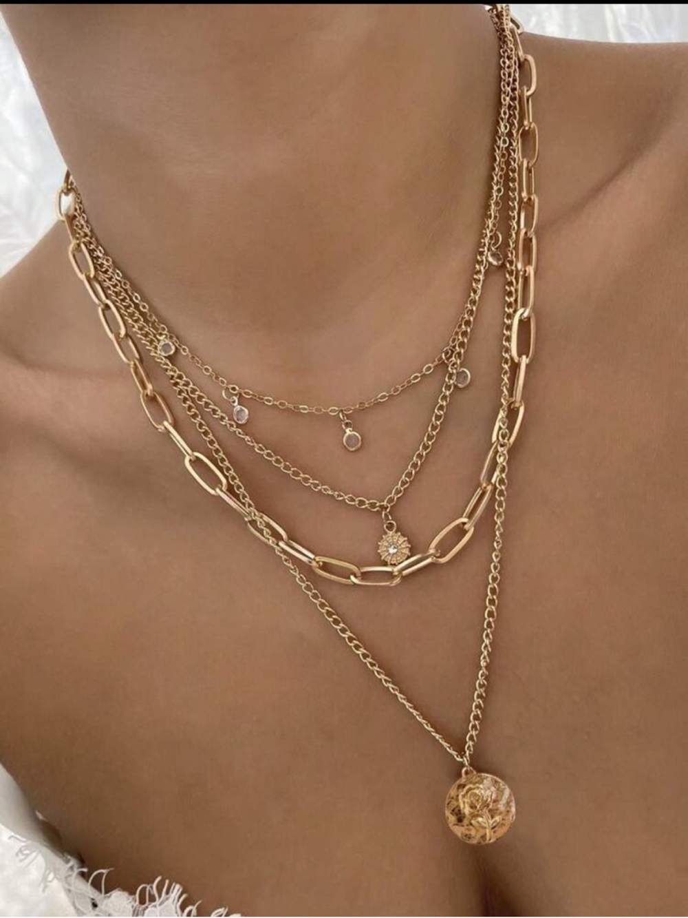 Gold necklace